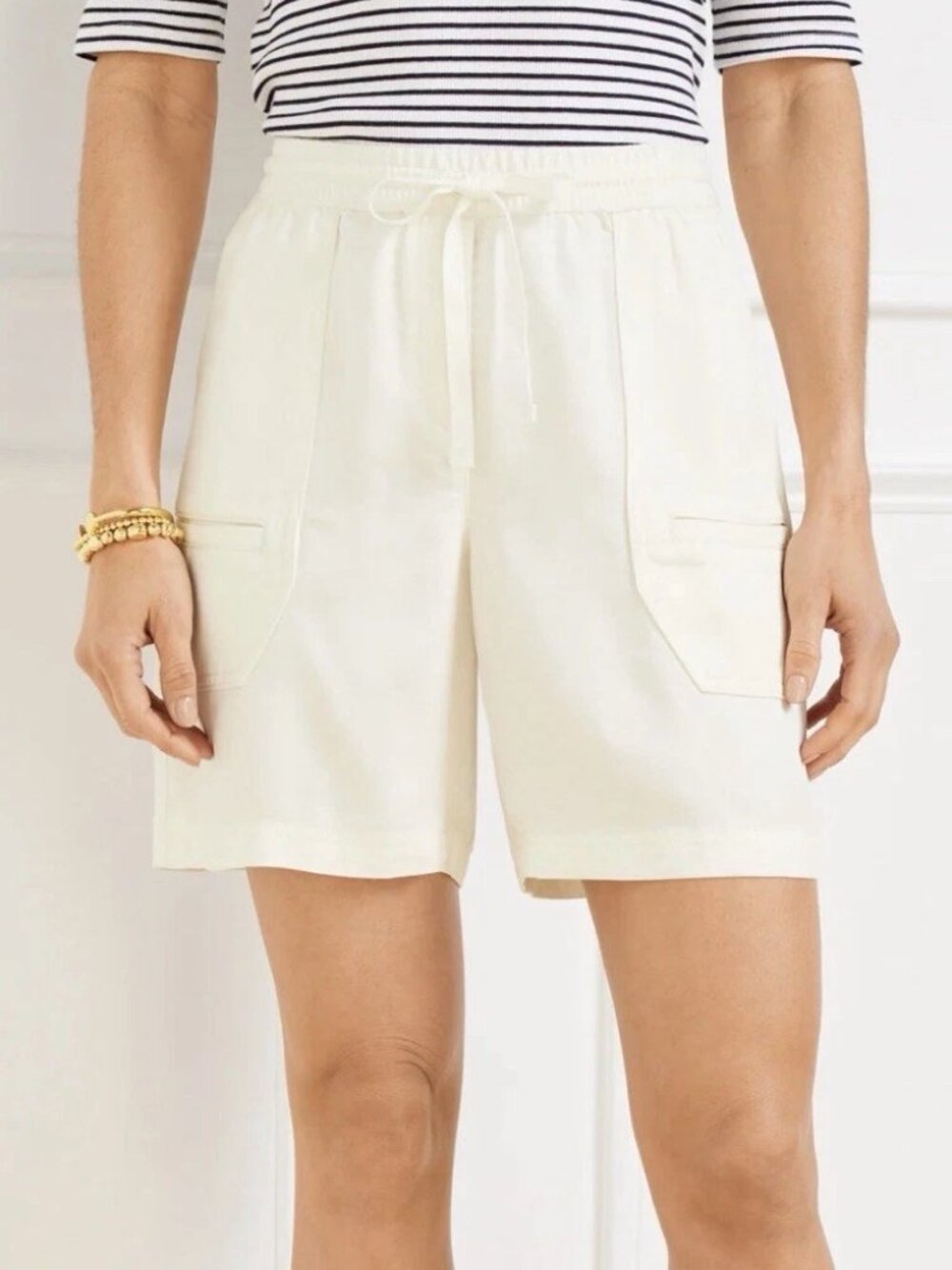 Talbots Flowy Pull-On Tencel Shorts, Size XS, Like New